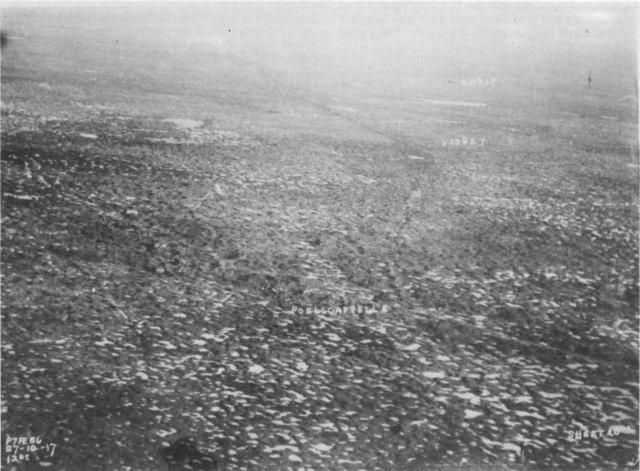 Poelcapelle from the air 27 Oct 1917